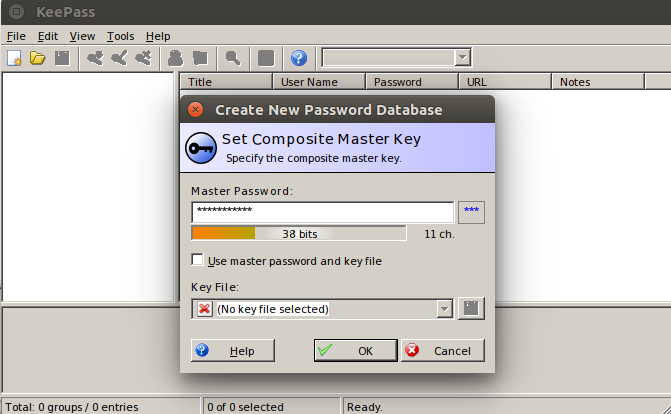 KeePass 2nd UI