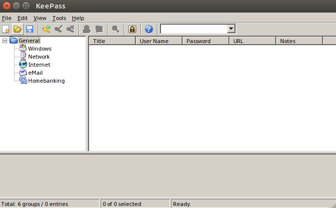 KeePass 4th UI