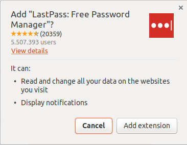 lastpass google chrome extension